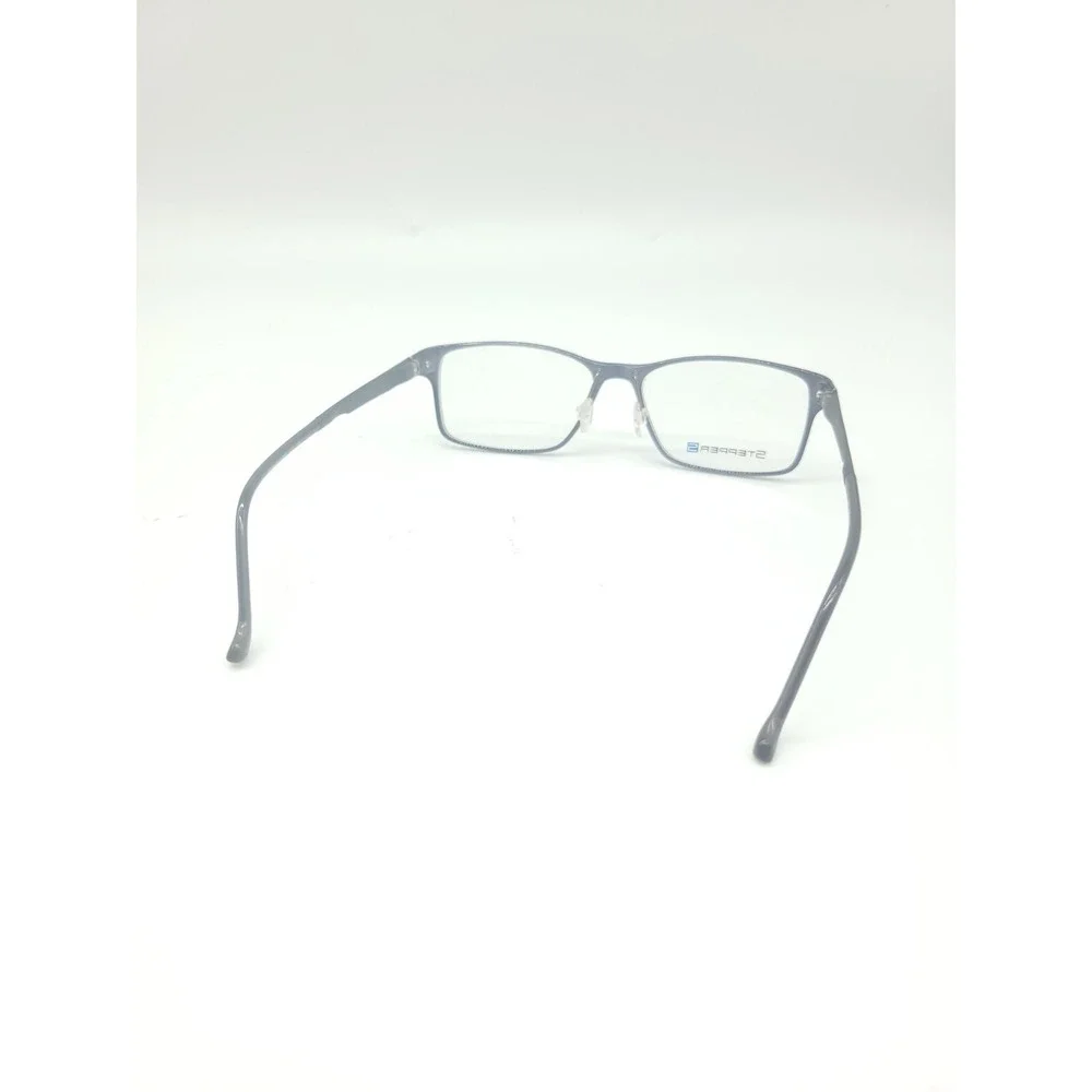 Stepper Eyeglasses SI-10045 F990 Black Titanium Rectangular Frames 54[]16 140 mm